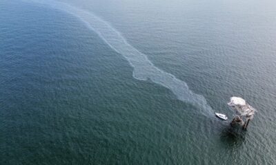 Who owns rig that’s spilling natural gas condensate into Gulf of Mexico near Galveston?
